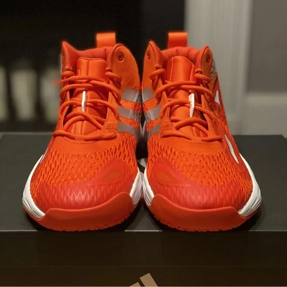 Adidas “Exhibit A Mid” - Men’s Size 12.5 - Orange - GW2919